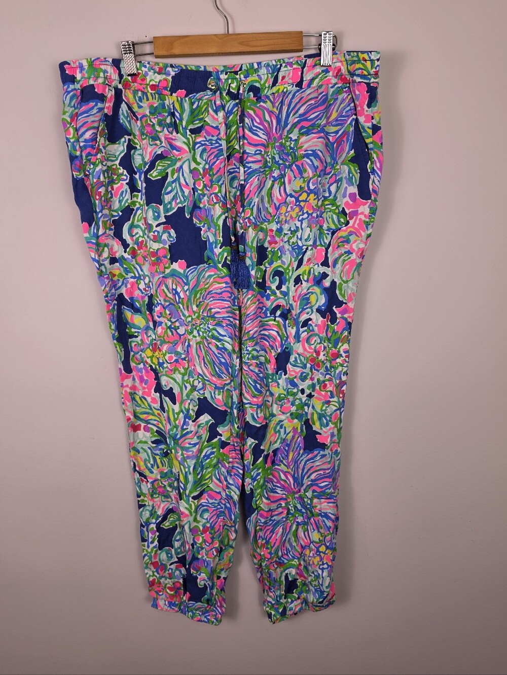 Lilly Pulitzer Piper Jogger Pants Size XL